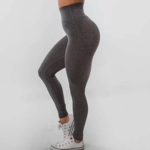 BuffBunny Women’s Goddess Leggings Gray Size Large - Picture 1 of 10